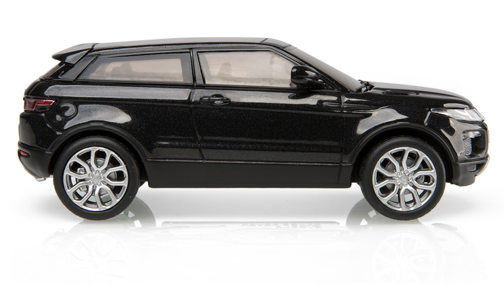 RANGE ROVER EVOQUE 1:43 3-DOOR SCALE MODEL - BLACK | Land Rover