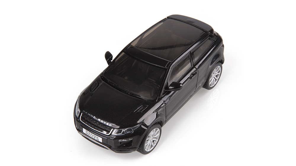RANGE ROVER EVOQUE 1:43 3-DOOR SCALE MODEL - BLACK | Land Rover