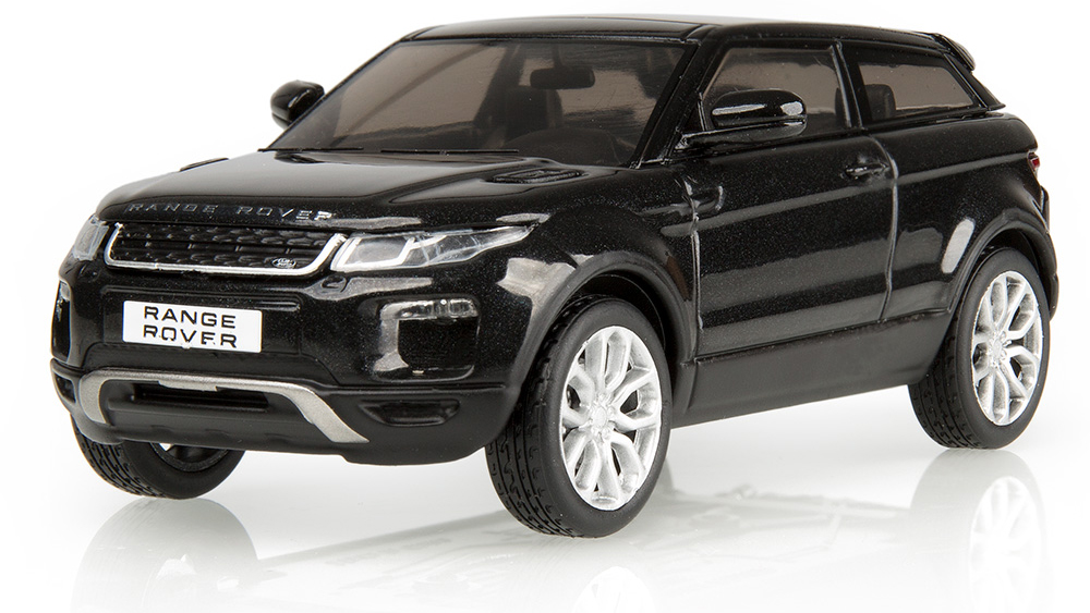 RANGE ROVER EVOQUE 1:43 3-DOOR SCALE MODEL - BLACK | Land Rover