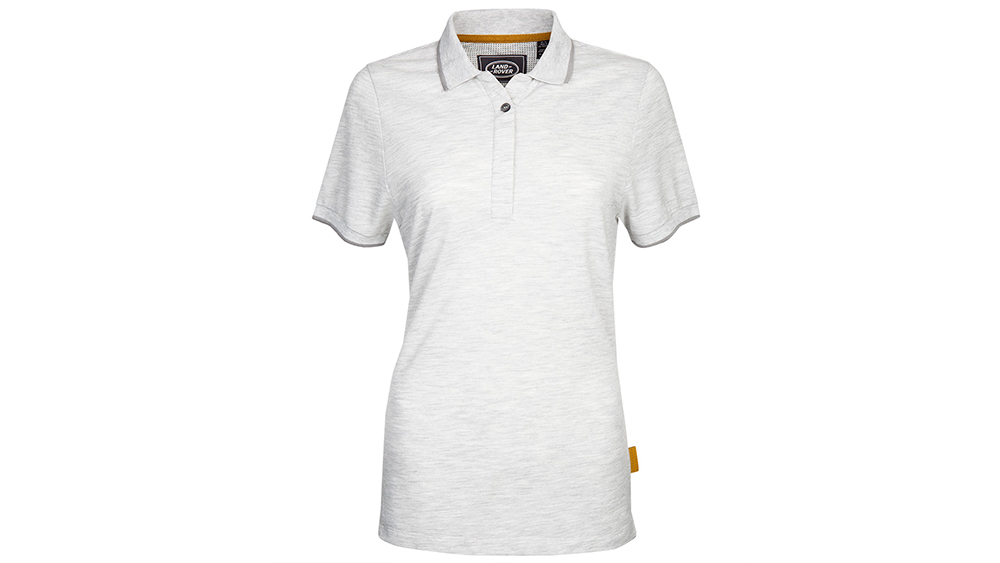 Land Rover Women's Accent Collar Polo Shirt - Grey